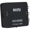 Mini AV To A HDMI Converter 1080P Box AV2HDMI Video Adapter