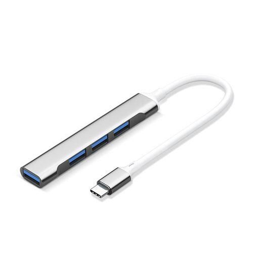 USB C To 3 0 Adapter 4 Port USB 3.0 Hub -Grey