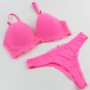 Women Push-Up Deep V Bra Sets