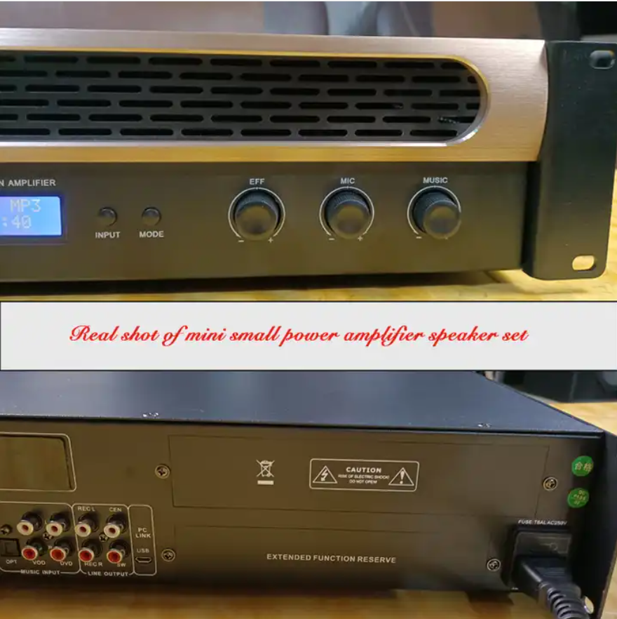 DSP-2600 professional merger integrated power amplifier card charter musique studio reverberation home KTV power amplifier