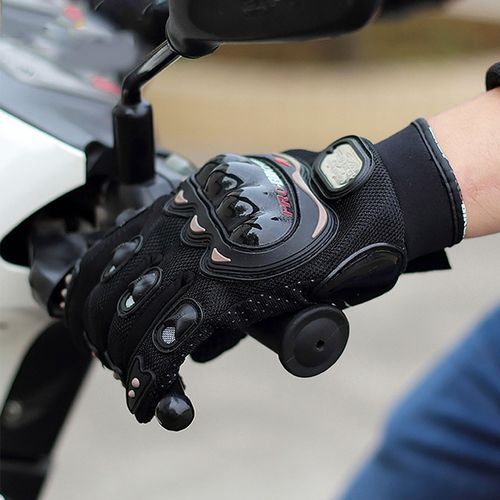 Motorcycle Full Finger Gloves-Black