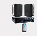 PA outdoor audio , in wall PA music speaker Home Theatre Audio System , Power Amplifier With Remote Control 5 inch set