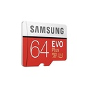 Samsung 64GB Evo Plus TF Memory Card - Red