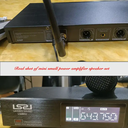 LS680U professional speakers wireless microphone KTV sound system second-line receiving conference performance microphone