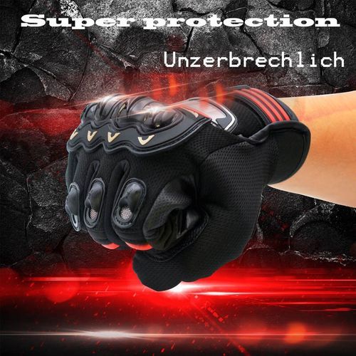 Riding Tribe Motorcycle Riding Gloves Touching Screen Hard Knuckle