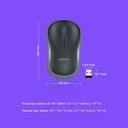 Logitech M185 Wireless Wifi Mouse -Red