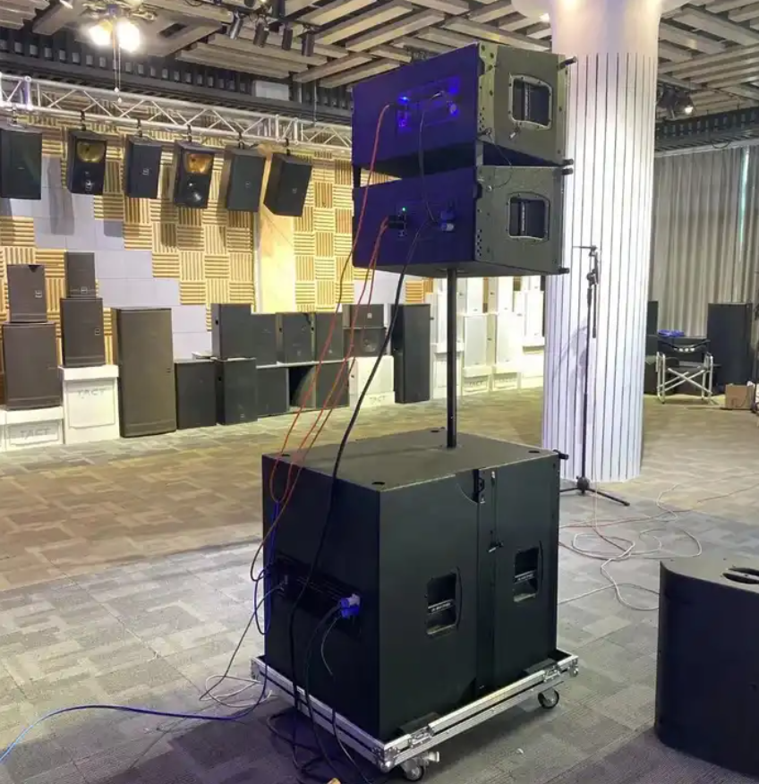 Single 12 inch Neodymium Speaker Two Way Active Line Array Cabinet