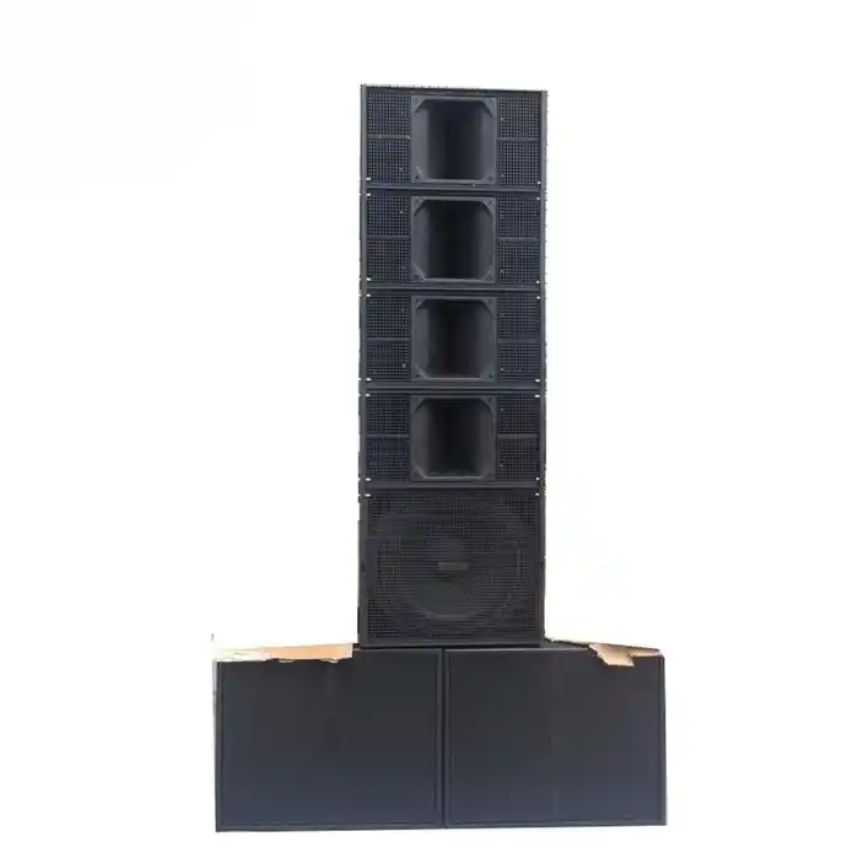 DJ Equipment Double 10 Inch Line Array Professional Audio Speakers