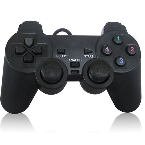 USB 2.0 Wired Gamepad /Joystick Game Controller -Black