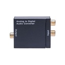 Digital To Analog Audio Converter Adapter-Black