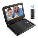 10.1 Inch Portable DVD Player Built-in Dual Protection Lion Battery Supporting 2hours Video Playback Swivel DVD Player Portable