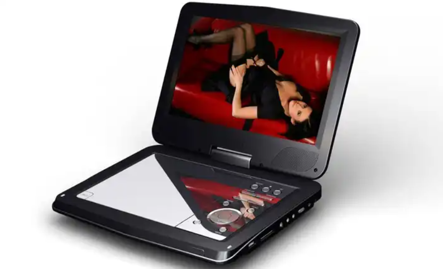 10.1 Inch Portable DVD Player Built-in Dual Protection Lion Battery Supporting 2hours Video Playback Swivel DVD Player Portable