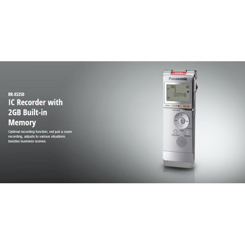 Panasonic RR-XS350 Digital IC Recorder - White