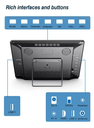 13.3 inch Mini Portable TV with built-in battery, compatible with DVB-T/DVB-T2/ATSC/ISDB/IDTV