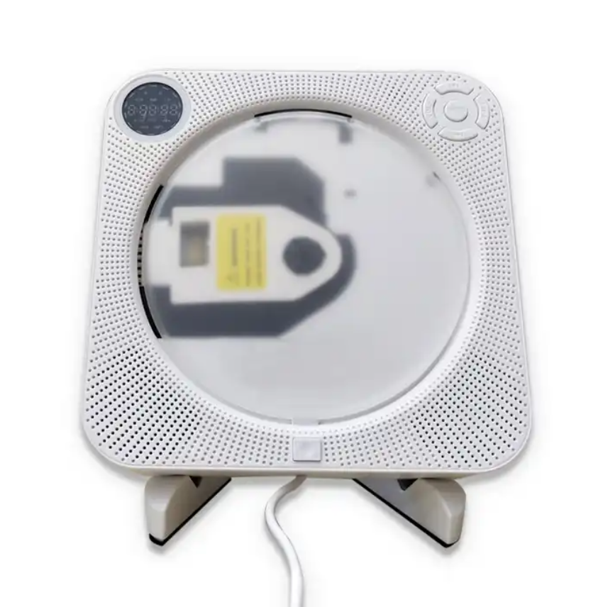 Portable Outdoor Wall Mounted CD Player Surround Sound FM Radio Bluetooth USB MP3 Disc Player for DIY