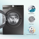 Samsung 9KG Series 5 Front-Load, Steam wash, Eco-Bubble, Silver Washing MachineSamsung 9KG Series 5 Front-Load, Steam wash, Eco-Bubble, Silver Washing Machine