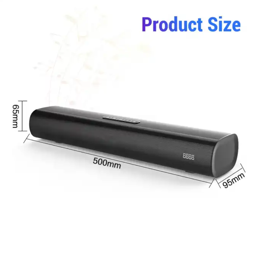 Smart Sound Bars Easy Connect With Television TV PC Smart Phone Tablet PC, Sound Bar Speaker With Wireless Connection