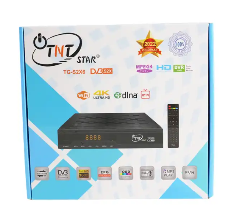 TNTSTAR TG-S2X6 tnt DVB S2 decoder dvb s2 strong digital combo decoder satellite decoder receiver for Africa