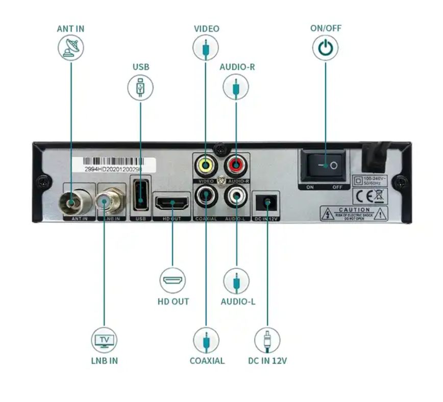 NEWMAX NM-2994HD High Definition Set Top Box Digital Satellite Receiver