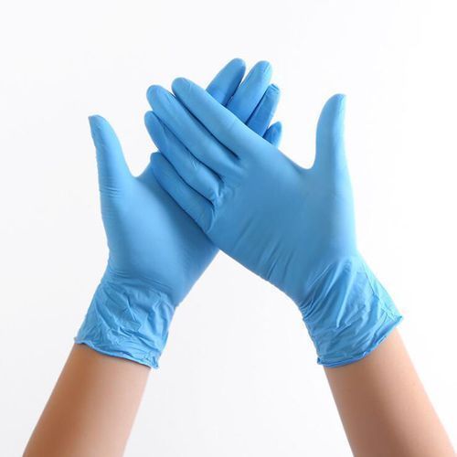 Nitrile Disposable Examination Gloves - 100Pcs- Blue