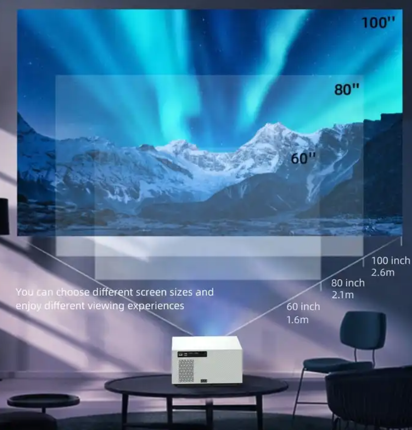 S1 Auto Focus Wireless 4k Projector, 1080p Android 11 Hologram Home LCD Projectors & presentation Equipment