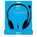 Logitech H111 Stero Headsets, Black