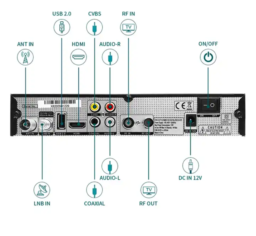 ALPHABO X8+ 4K Satellite TV Receiver