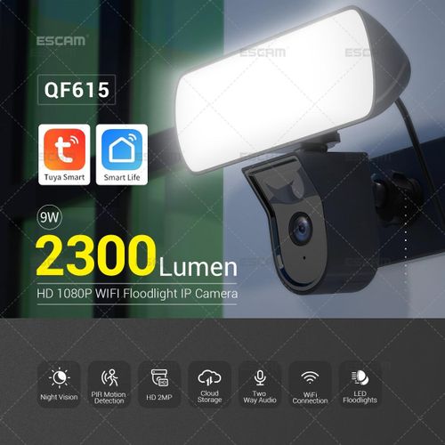 Escam QF615 FLOOD LIGHT IP66 WIFI IP CAMERA