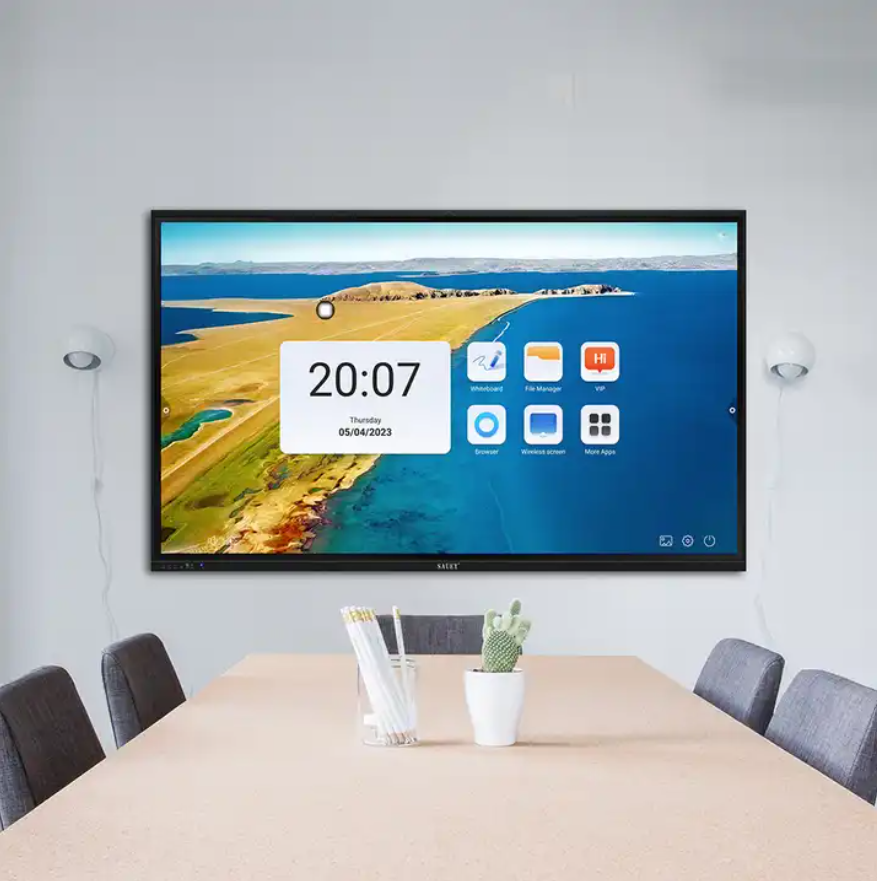 4K screen smart board all in one interactive board interactive flat panel support 20 points with window /Android