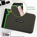 Transcend 1TB Portable USB 3.0 Hard Disk - Black, Green