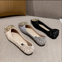 Women Flat Buckle  Casual Shoes