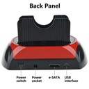 All In 1 HDD Docking Base USB 3.0 Hard Drive Card-Red