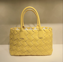 Women EMG7113 Woven Leather Handbag