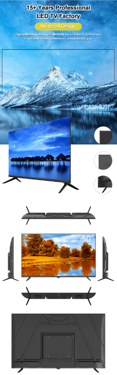 50 Inch 4K Frameless ,TV Smart Digital UHD 50 Inches , Flat 50 Inches , 50Inch Led Android