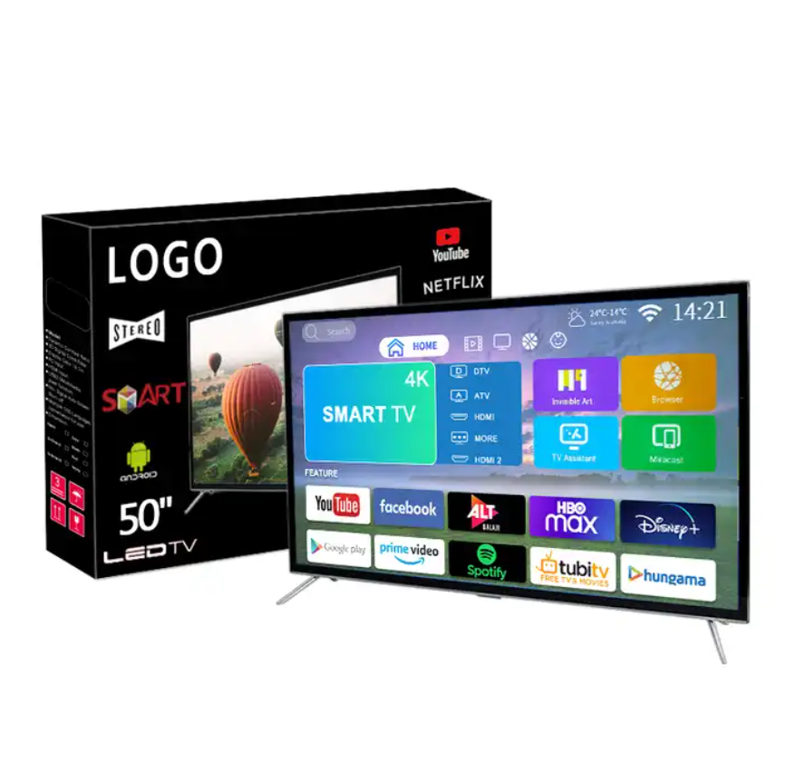 Tempered Explosion-Proof 50 Inch Smart TV