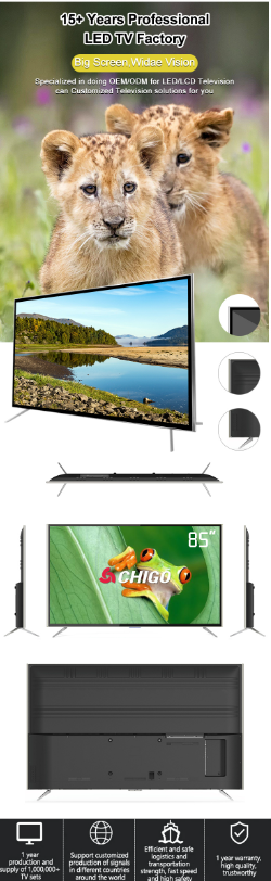 Tempered Explosion-Proof 85 Inch Smart TV