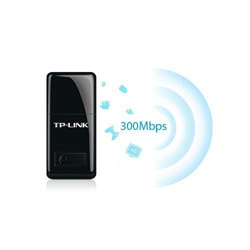 TPLink 300 Mbps USB WIFI Network Adapter -Black