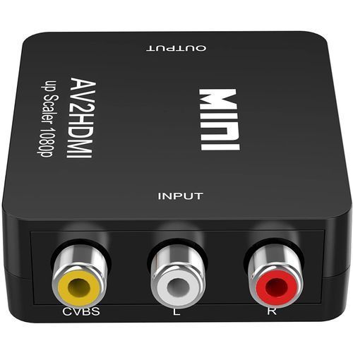 Mini AV To HDMI Mini Video Converter HD 720P 1080P-Black