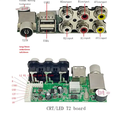 Universal 14''-34'' Crt and Led TV Mainboard DVB T2 Board