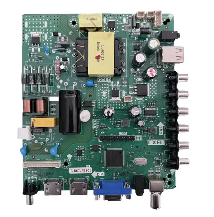 LED TV Spare parts FHD And HD Software Inbuilt TR67.801 42 Inch TV Mother board for LED TV Kit