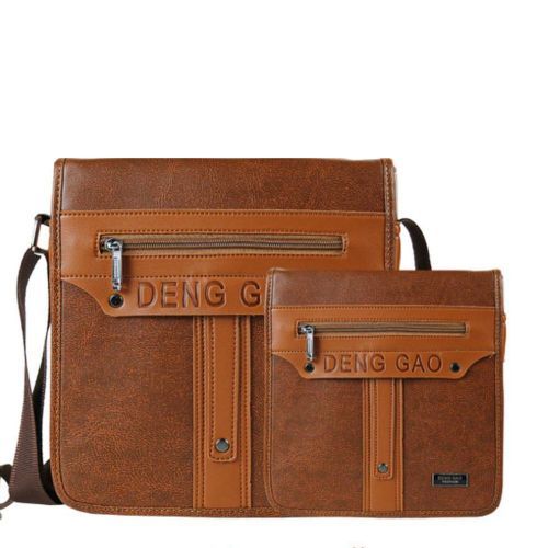 3 Piece Custom Shoulder Bags Side Crossbody Bags- Brown