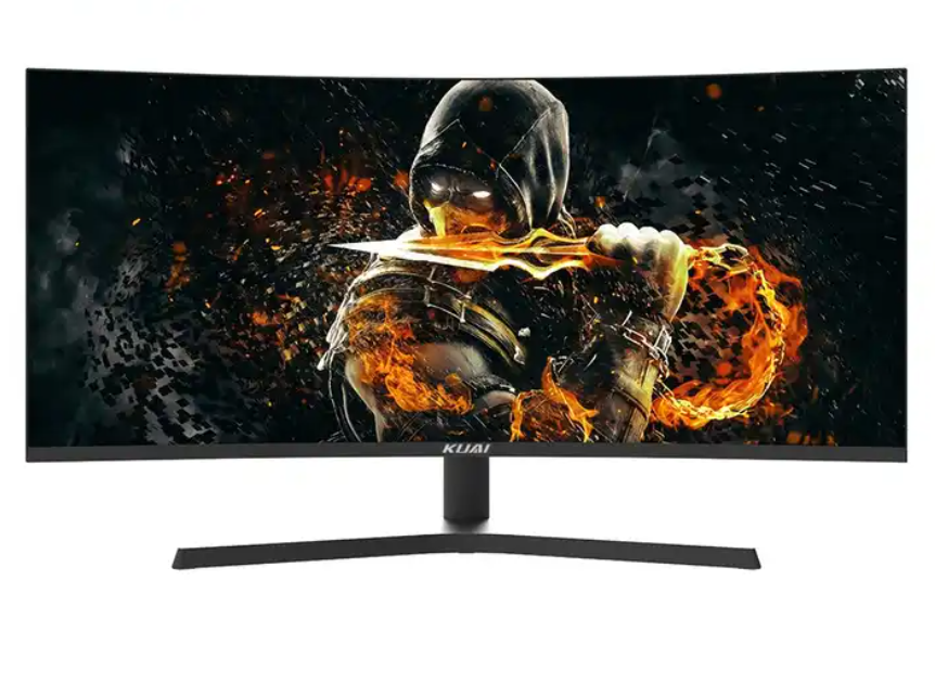 Ultra Wide Monitor Adjustable Stand Lcd Monitors 165hz Gaming Curved PC Computer Monitor 34 inch