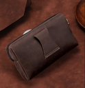 Men Belt Purse Waist Horse Leather Wallet