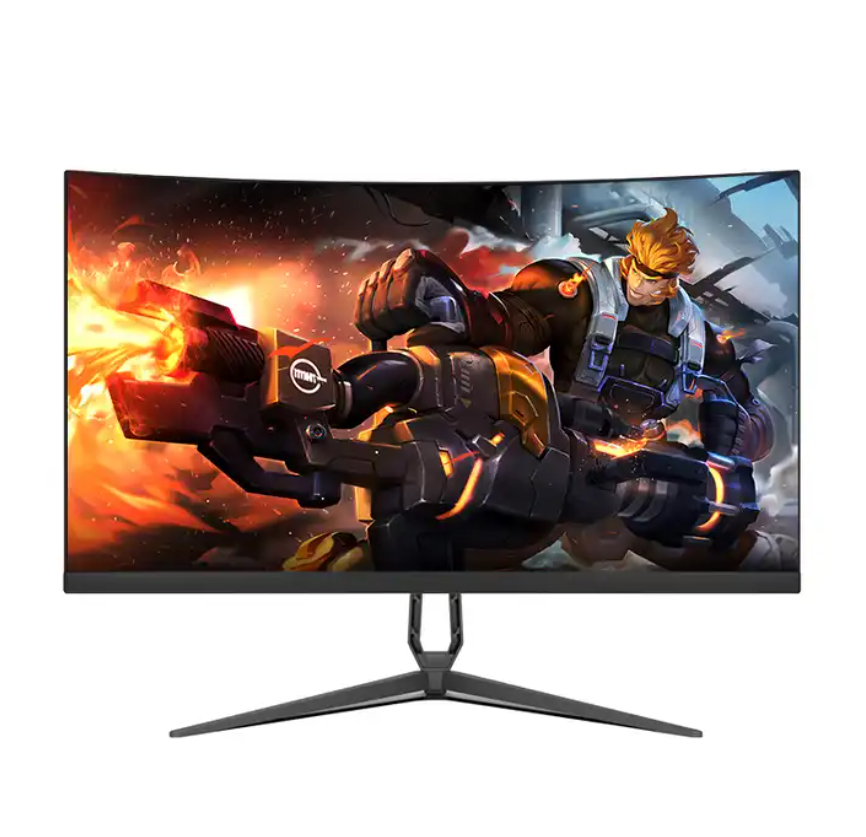 LCD 24 Inch Monitor Black/White Desktop LED Screen 165hz Computer Curve 2800r PC Monitors For Gamer