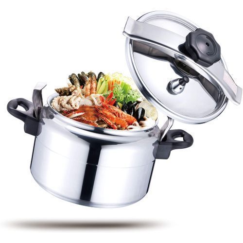 15L HTH Pressure Cooker - Silver.