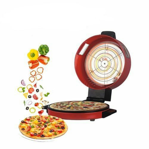 Pizza/Roti/BreadMaker Electric Pan Grill Roaster-Red.