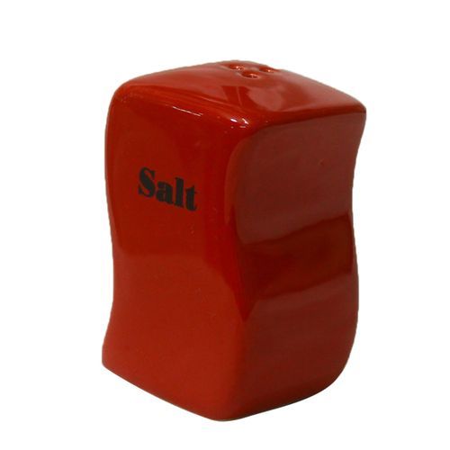 Pepper And Salt Shaker - Black And Red