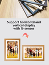 Android IOS APP 5 Points Touch cloud server wood wifi digital photo frame