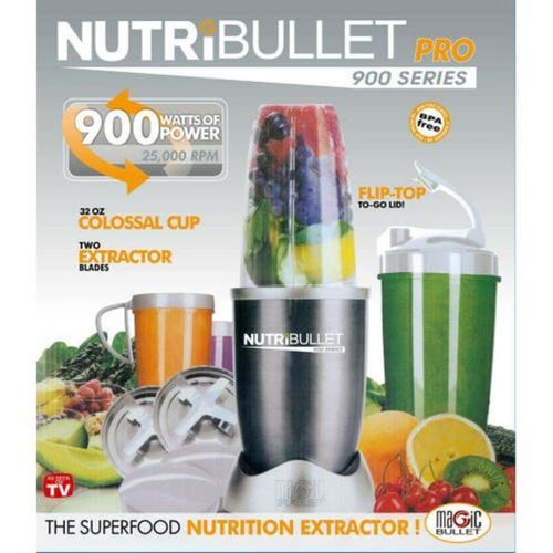 900W Nutribullet Pro Juicer Blender Extractor Mixer- Grey.