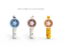 Lithium Battery Rechargeable USB Handheld Portable Mini Fan Summer Cooler Personal Pocket Mini Handheld Cute Fan